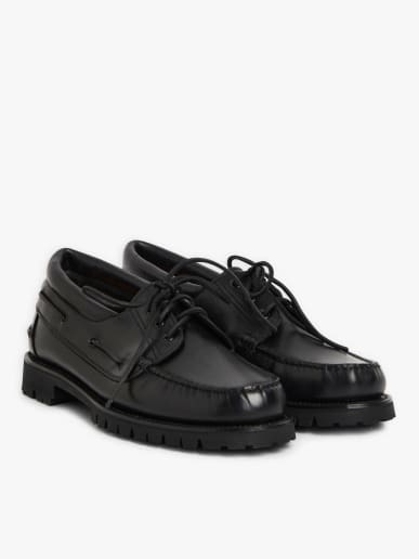 black leather Henri shoes
