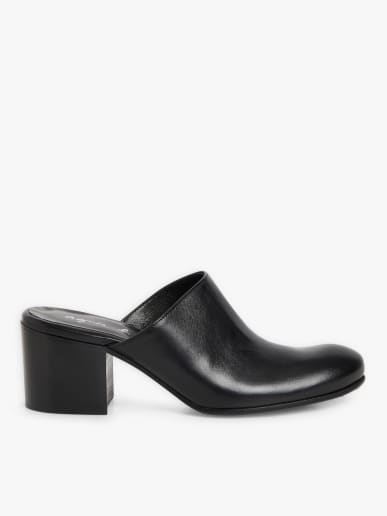 sabot Rocky en cuir noir