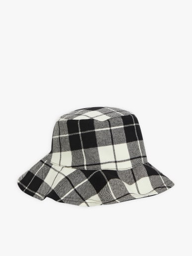 black wool reversible Monia hat