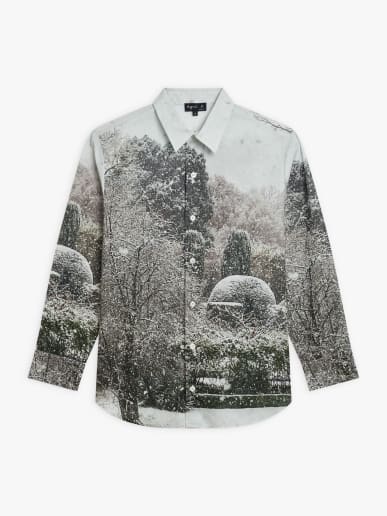 cotton digital photo print agn&egrave;s b. shirt
