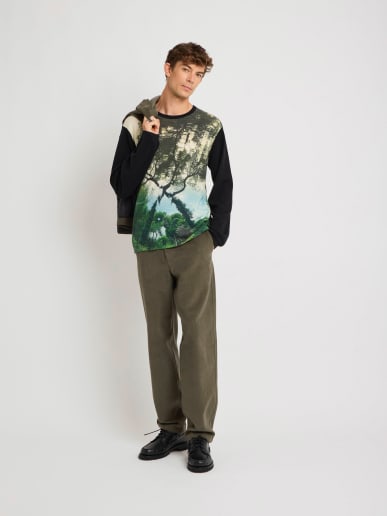 pull Antibes en laine imprim&eacute; num&eacute;rique photo d&rsquo;agn&egrave;s b. 