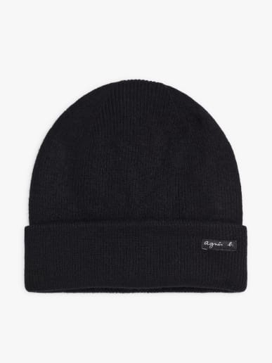 bonnet Willy en cachemire noir