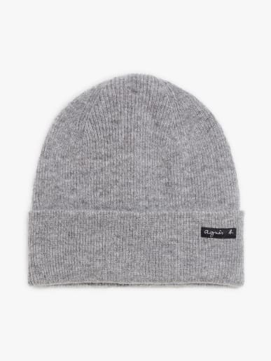 bonnet Willy en cachemire gris chin&eacute;