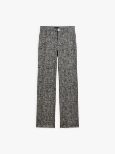 pantalon Boy en polyamide gris chin&eacute;