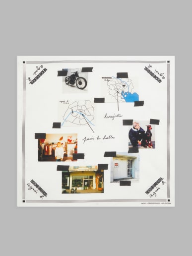 bandana blanc agn&egrave;s b. x Neighborhood