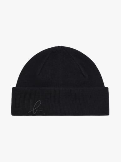 black wool Vincent cap
