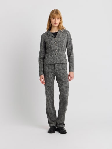 mottled grey polyamide Catania jacket