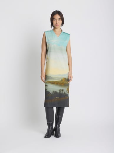 cotton dress agn&egrave;s b. inspired by the Louvre