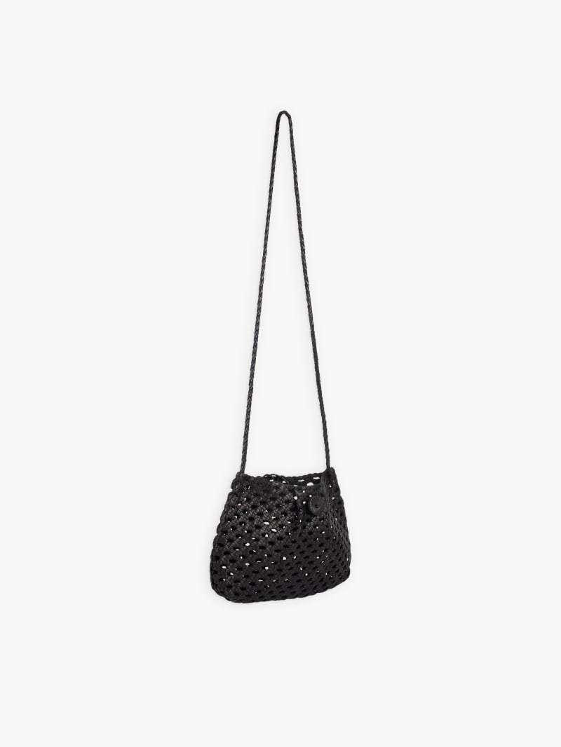 black braided leather Dita clutch bag image number 1