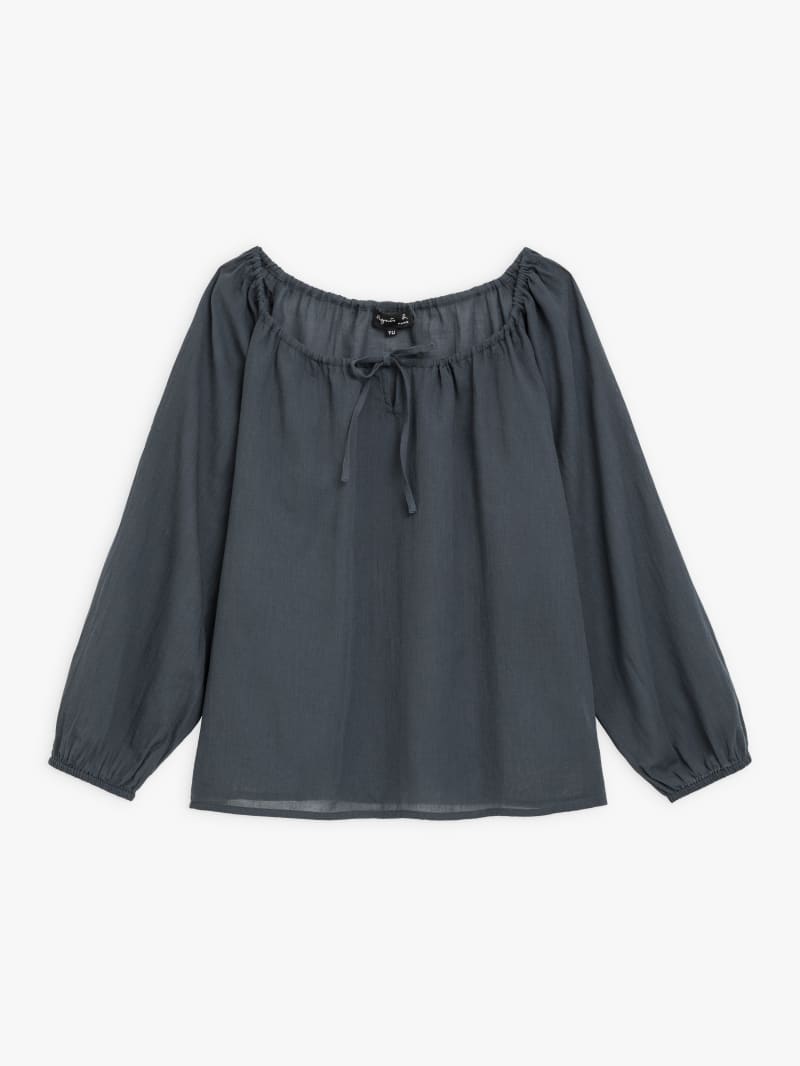 grey cheesecloth Pacha blouse image number 0