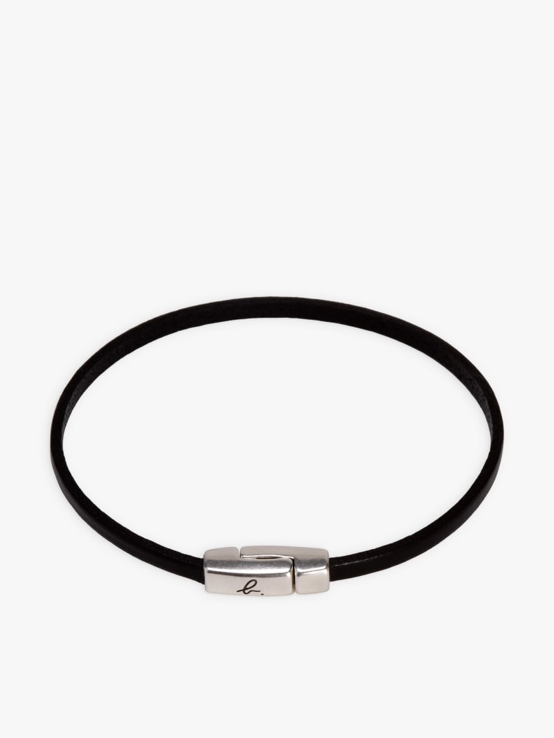 black leather Vence bracelet image number 0