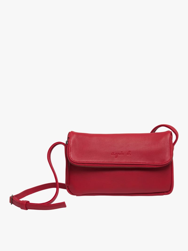 【Agnes b】バッグ red Asya bag