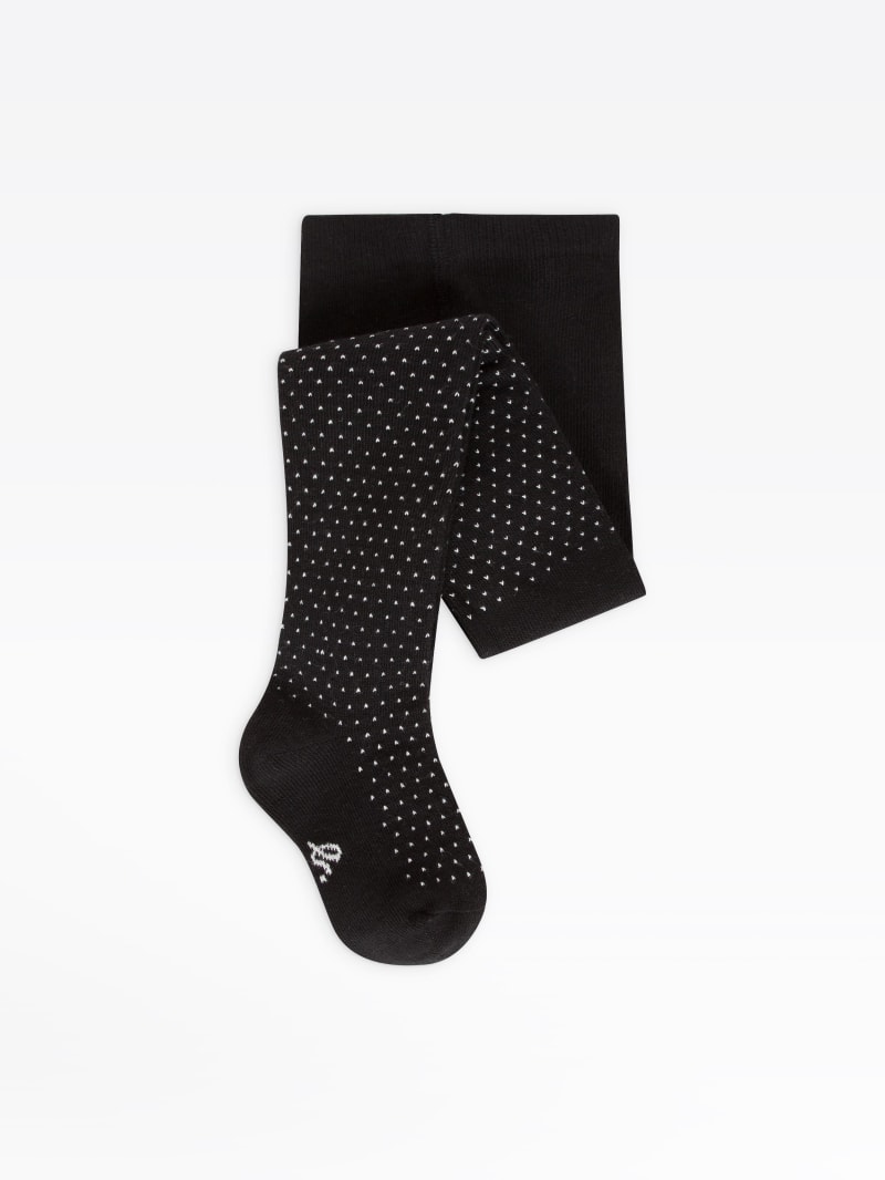 collants noir &agrave; pois image number 0