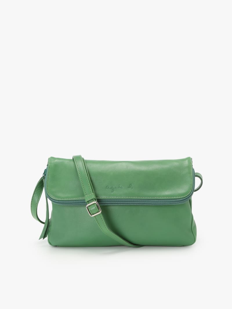 green sac Asya en cuir image number 0