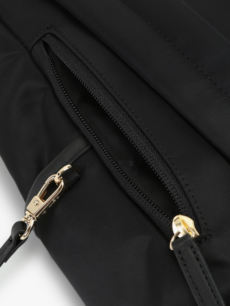 black nylon backpack  image number 5