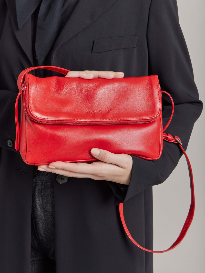 red Asya bag image number 5