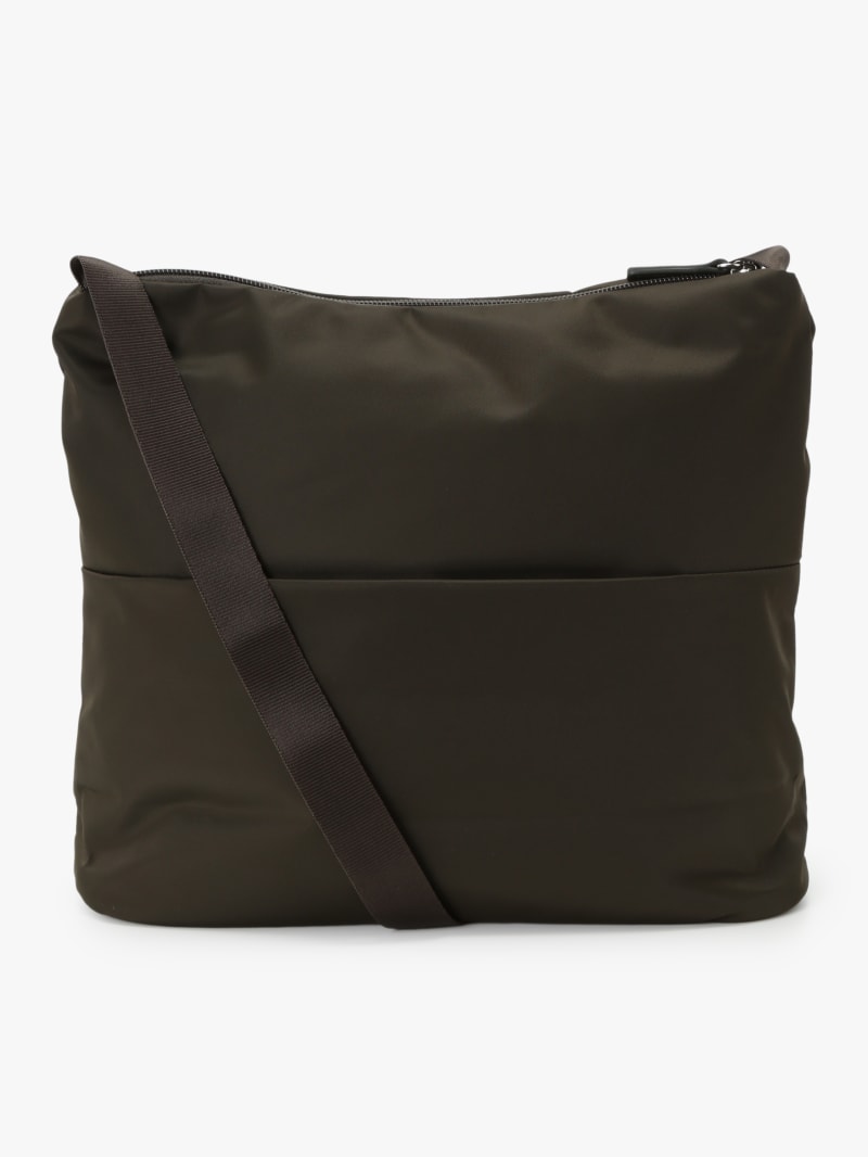 green nylon bag with adjustable strap image number 1