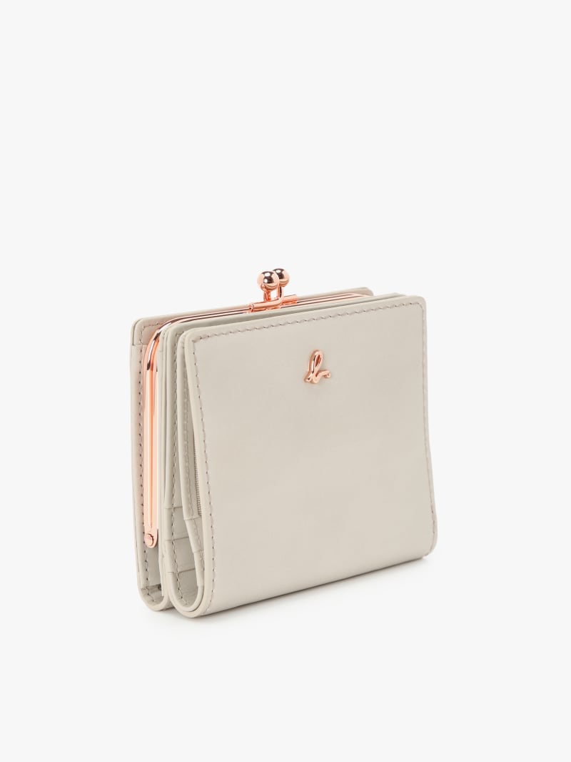 beige leather wallet image number 2