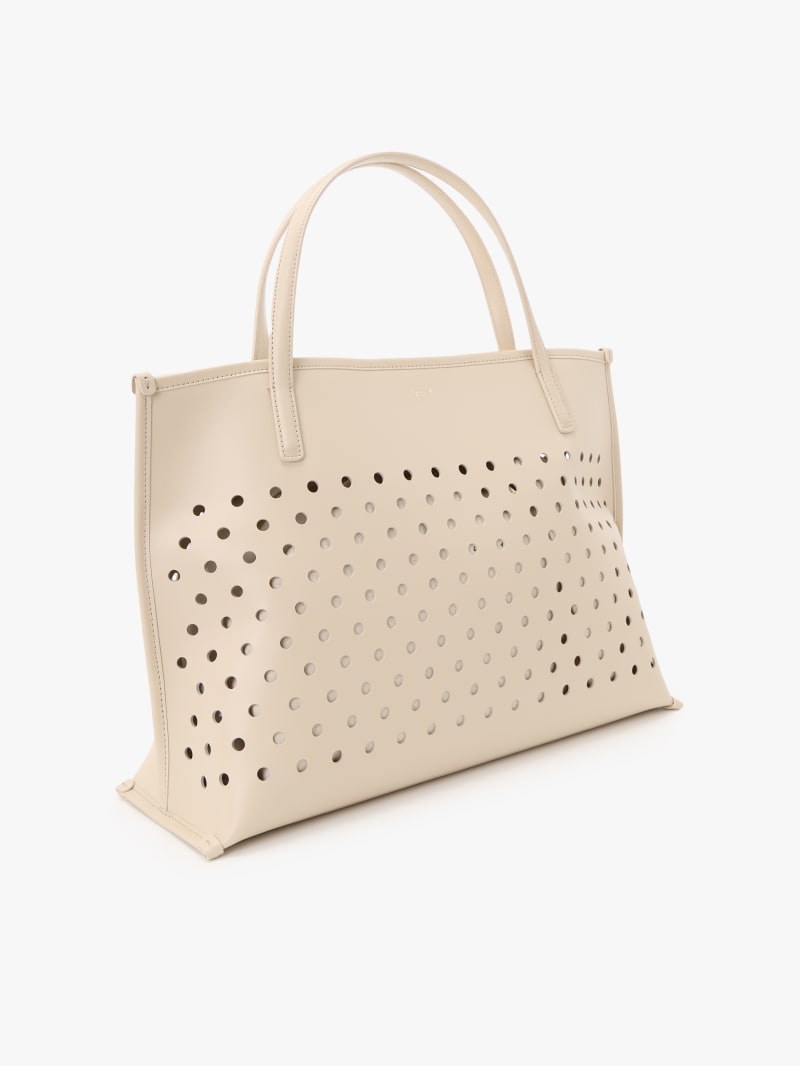 sac en cuir beige image number 2