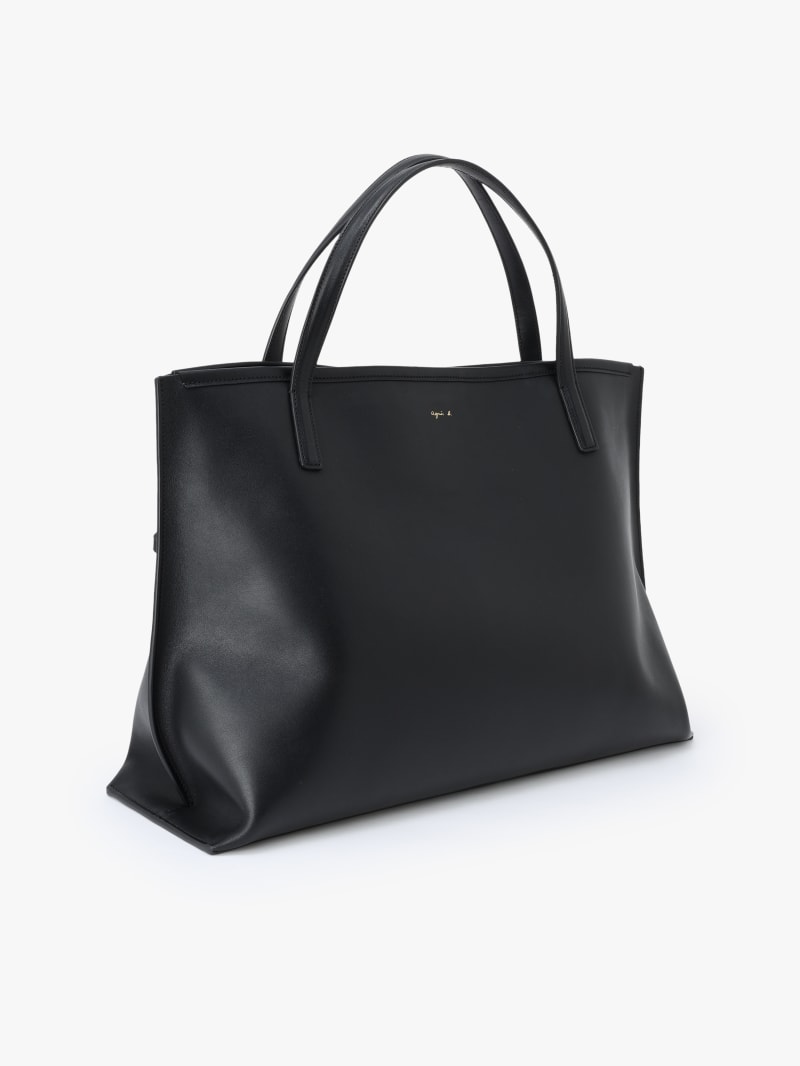 black cow leather bag image number 2