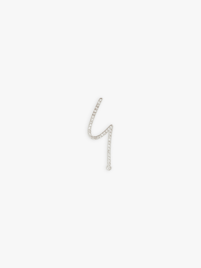 metallic Point d'ironie lapel pin image number 0