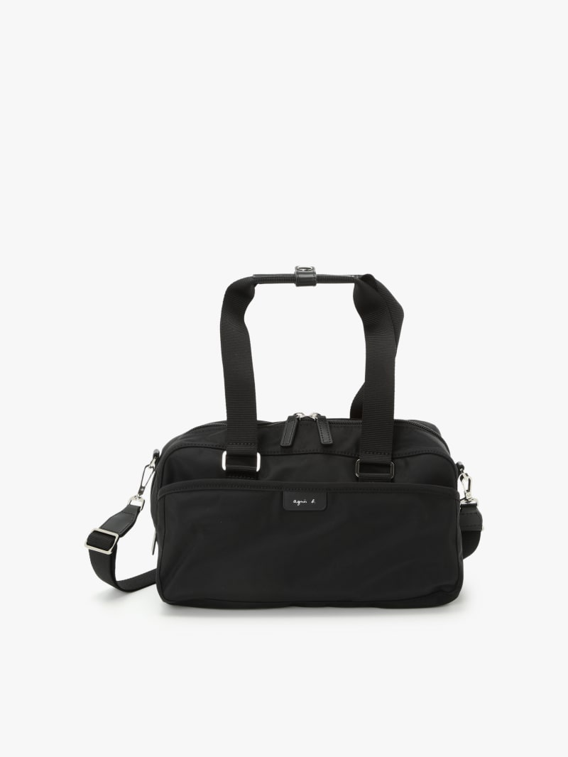 sac Boston en nylon noir image number 0