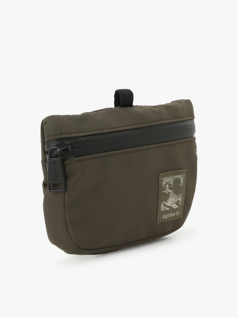 green polyamide pouch image number 2