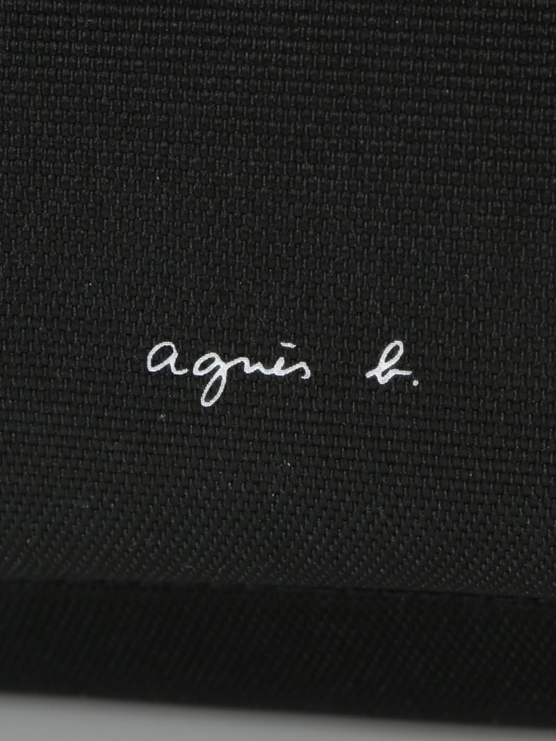 black nylon shoulder bag image number 7