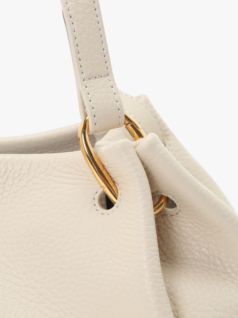 sac en cuir beige image number 4