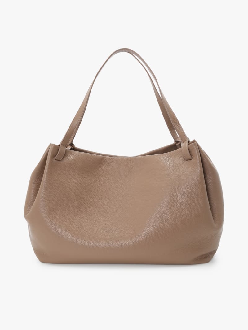 taupe cowhide leather bag image number 1
