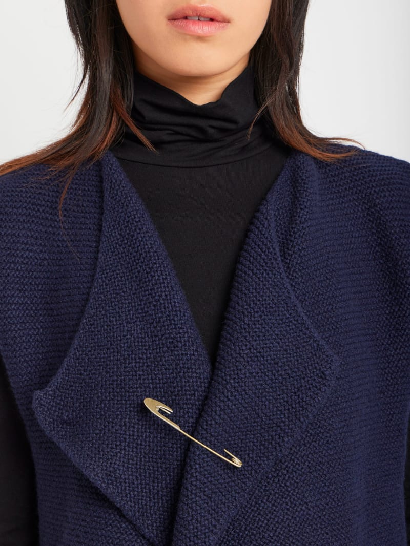blue wool Selina cardigan image number 4