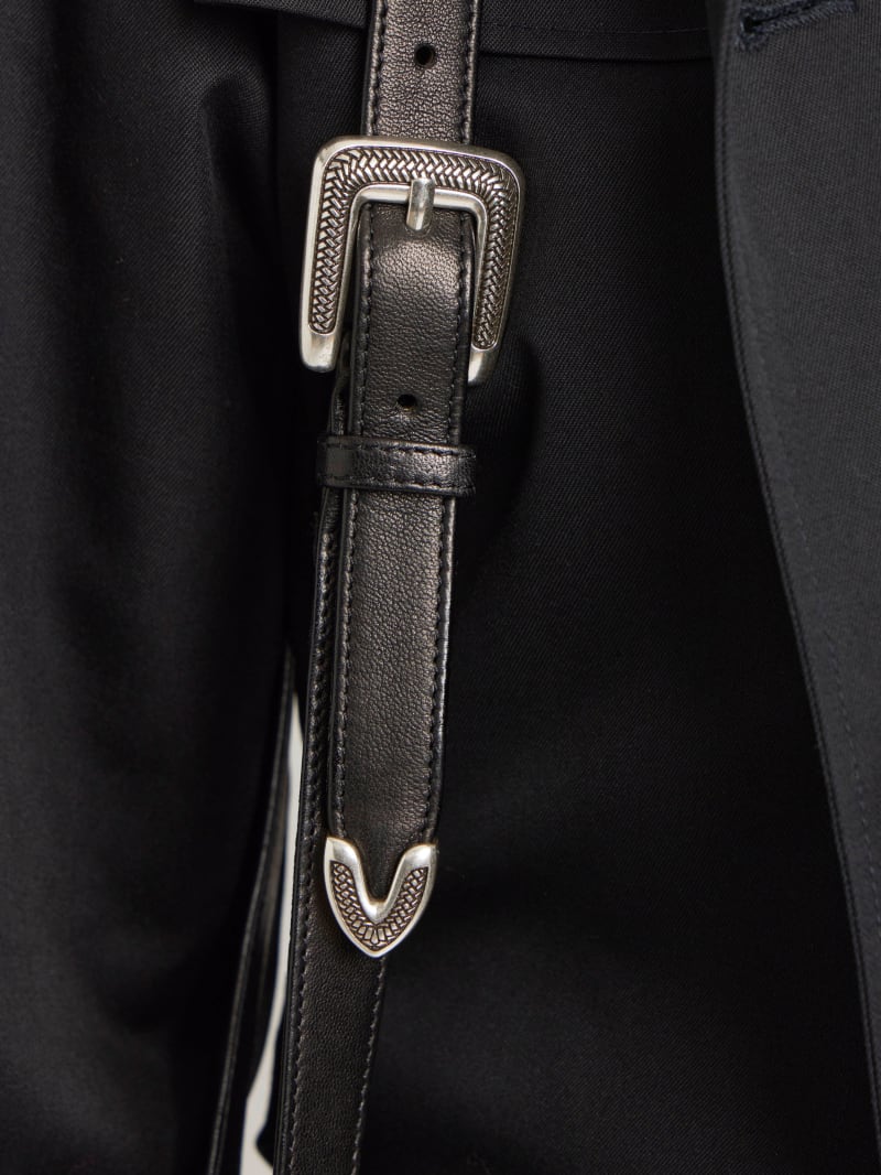 sac Yse en cuir noir image number 6