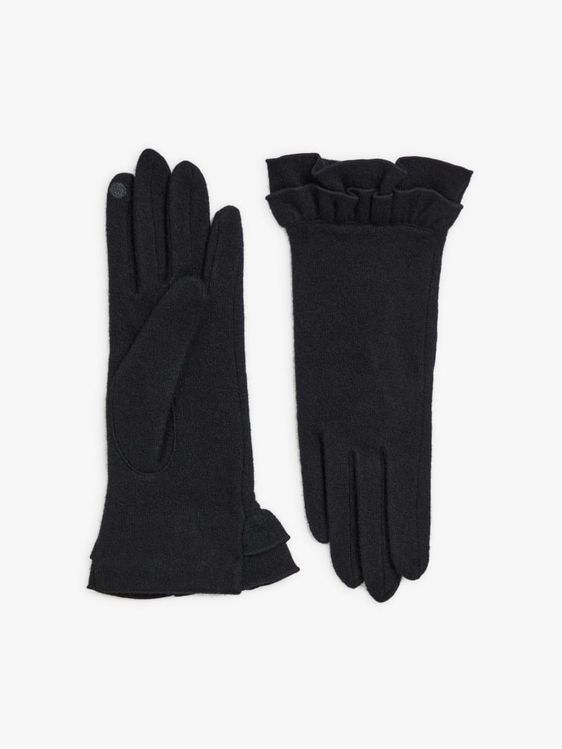 black wool Tessa gloves image number 0