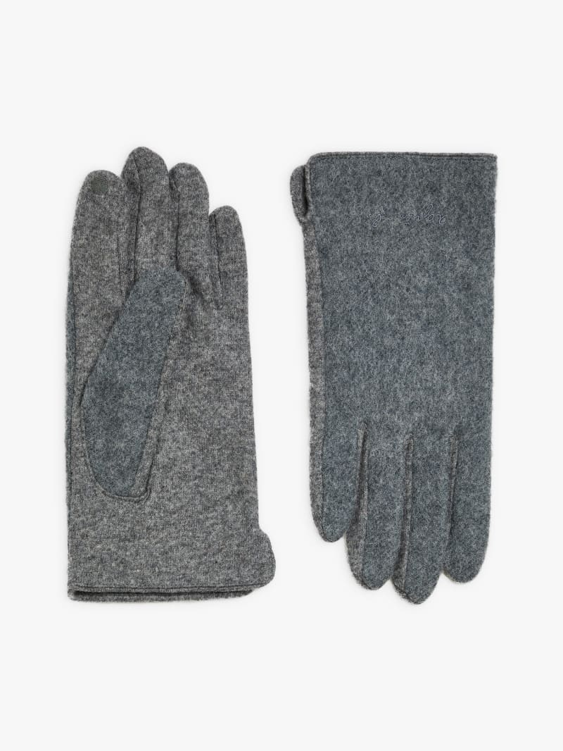 mottled grey wool Elyes gloves image number 0