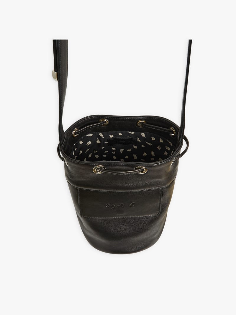 sac Yse en cuir noir image number 2