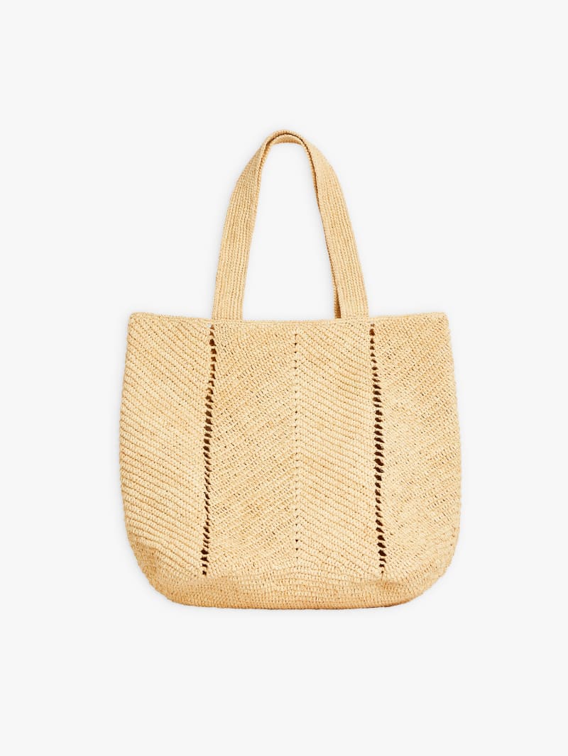 beige raffia Leila bag image number 0
