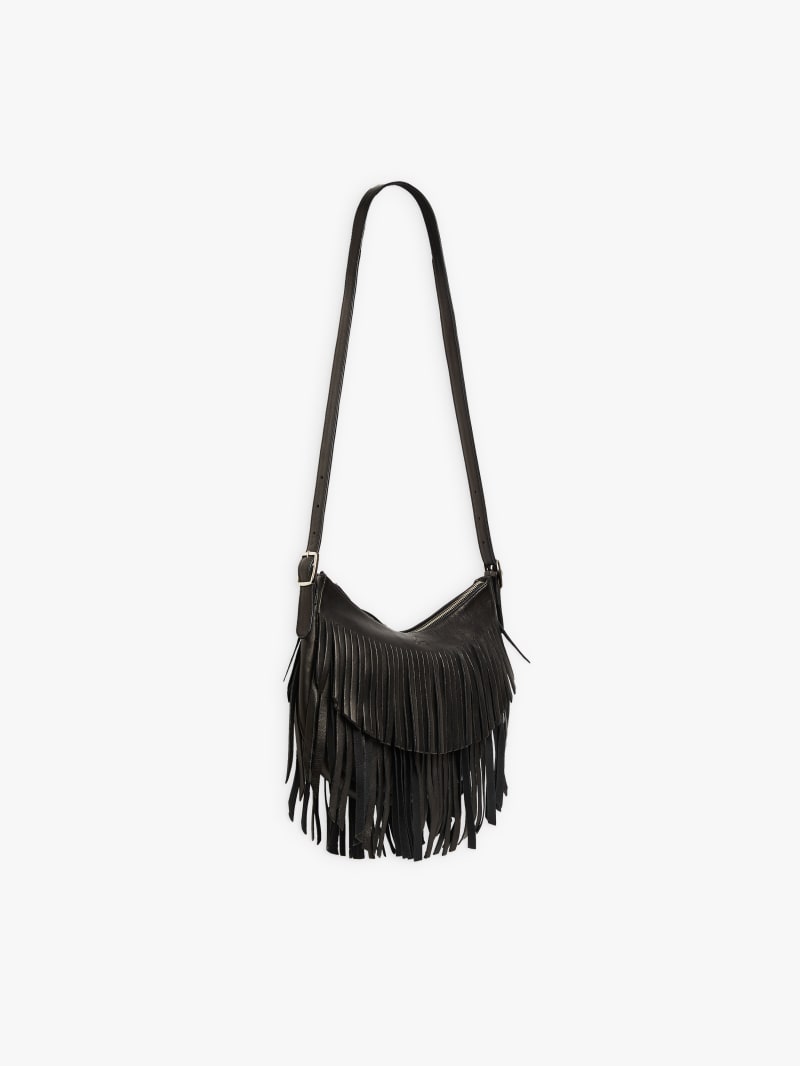 black leather Awa bag image number 1
