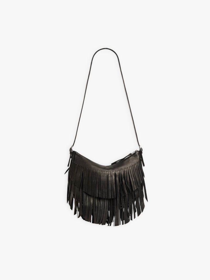 black leather Awa bag image number 2