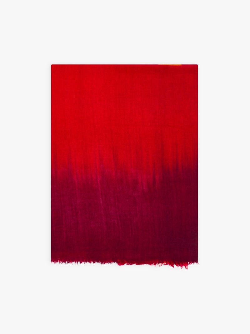 gradient of red wool Selene scarf image number 0