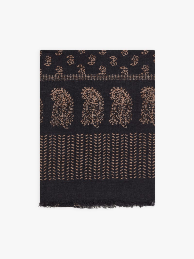 black wool Jessica scarf image number 0