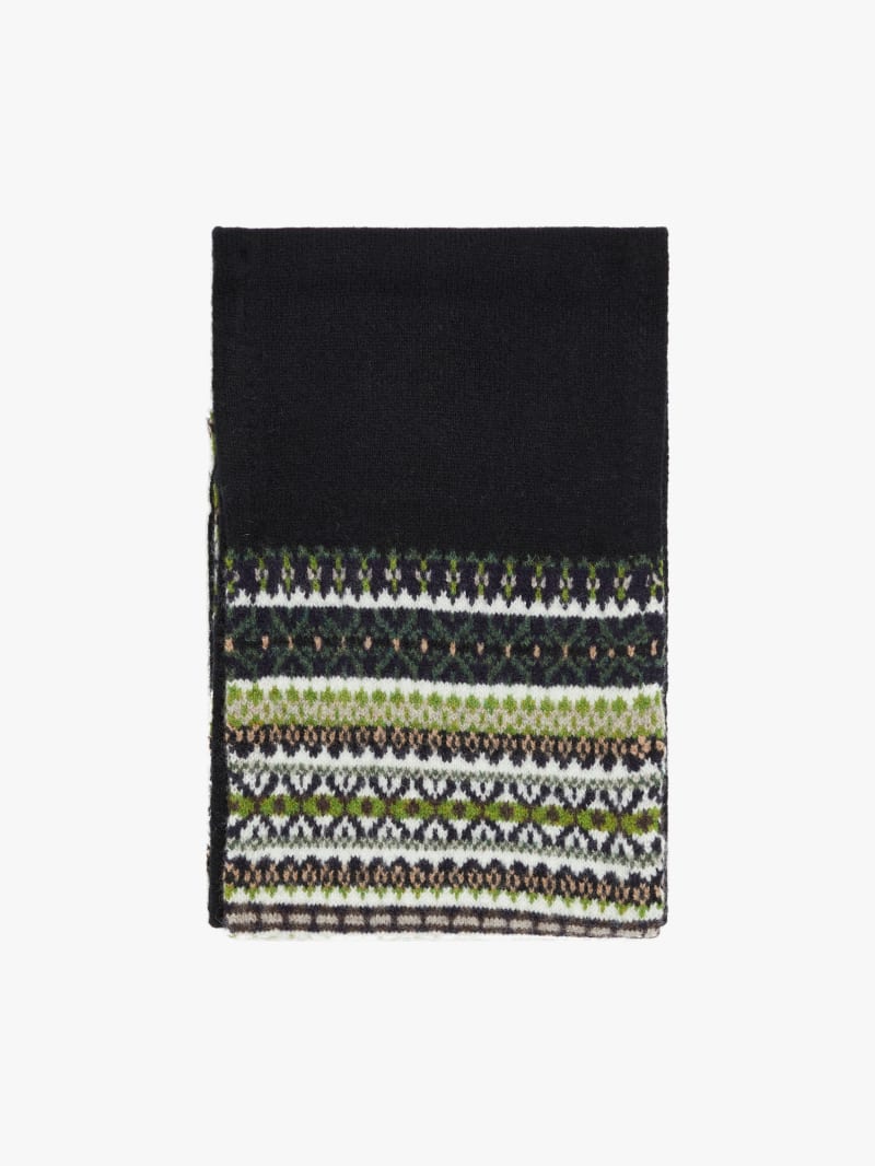 black wool Isa scarf image number 0