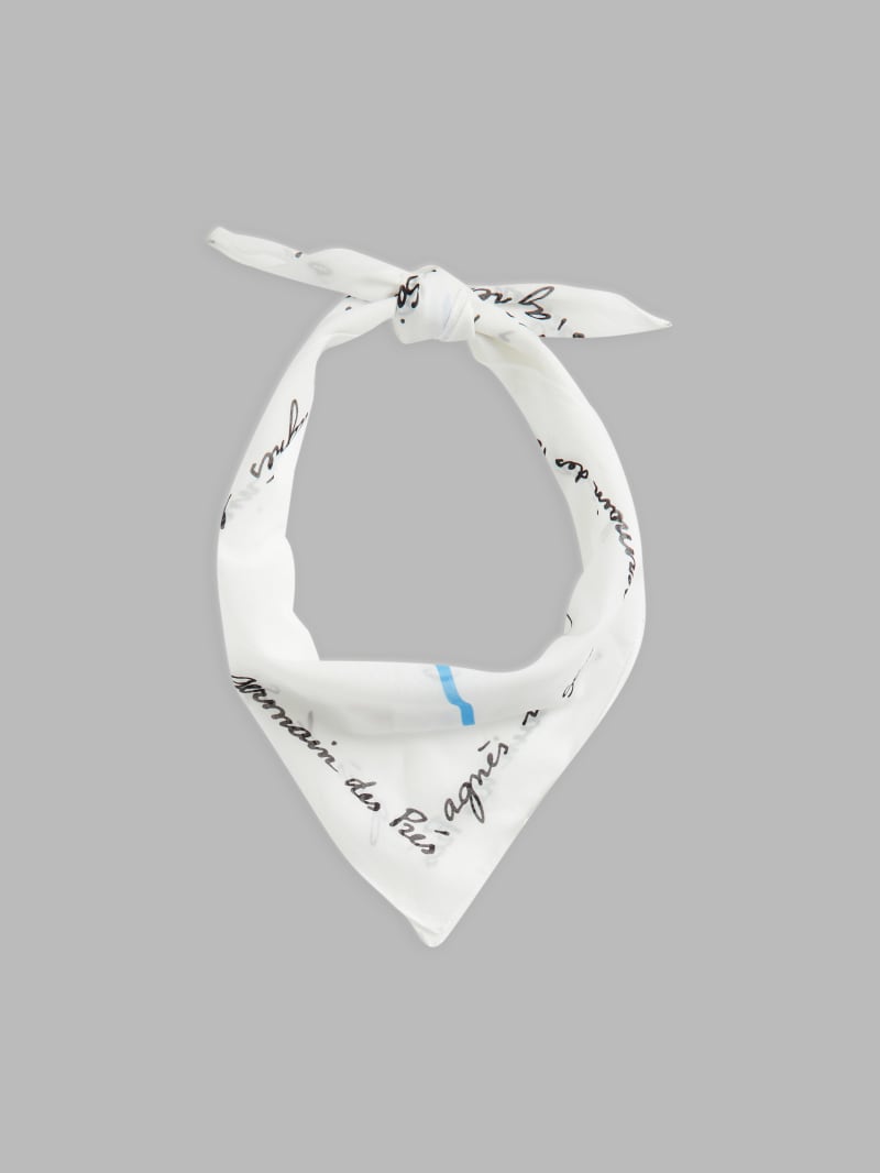 bandana Saint Germain en coton blanc image number 1