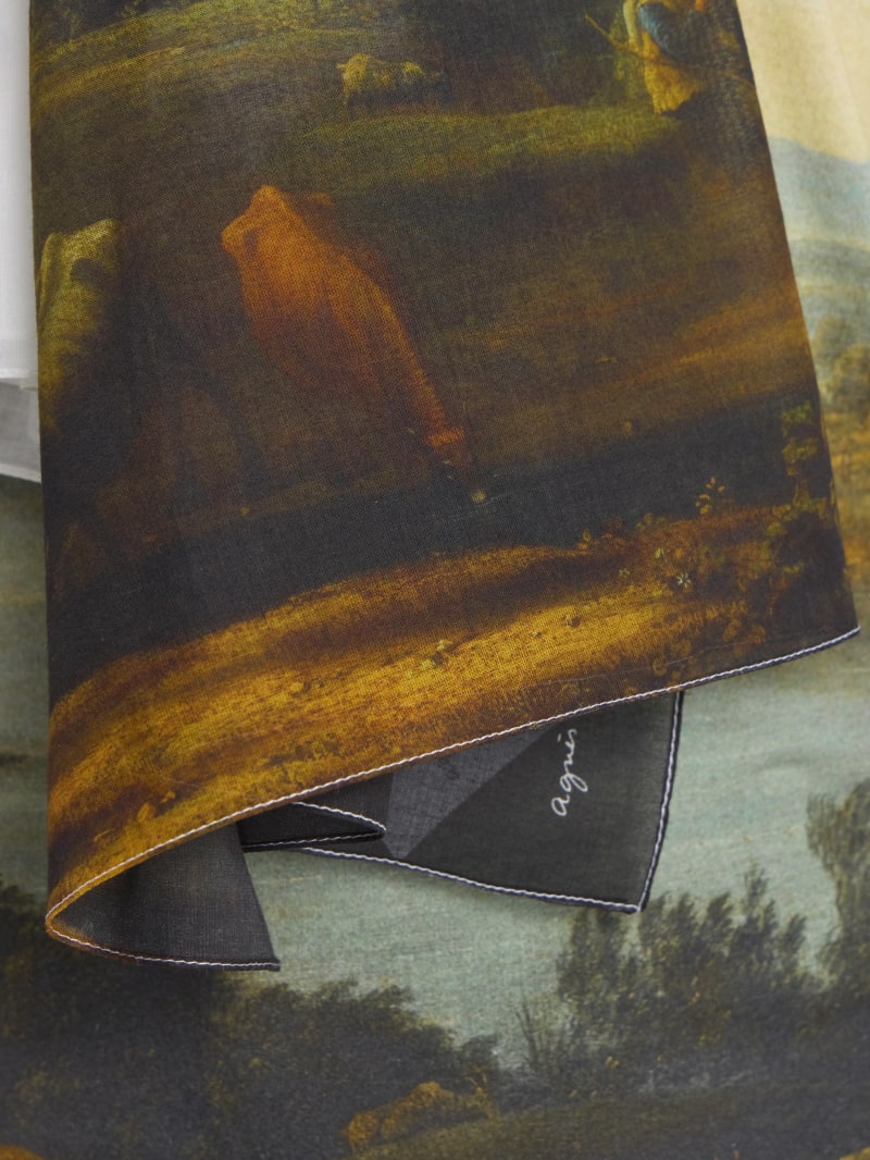 cotton chèche agnès b. inspired by the Louvre image number 4