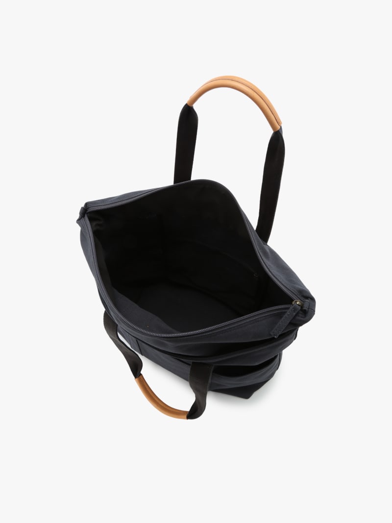 grey cotton tote bag image number 3