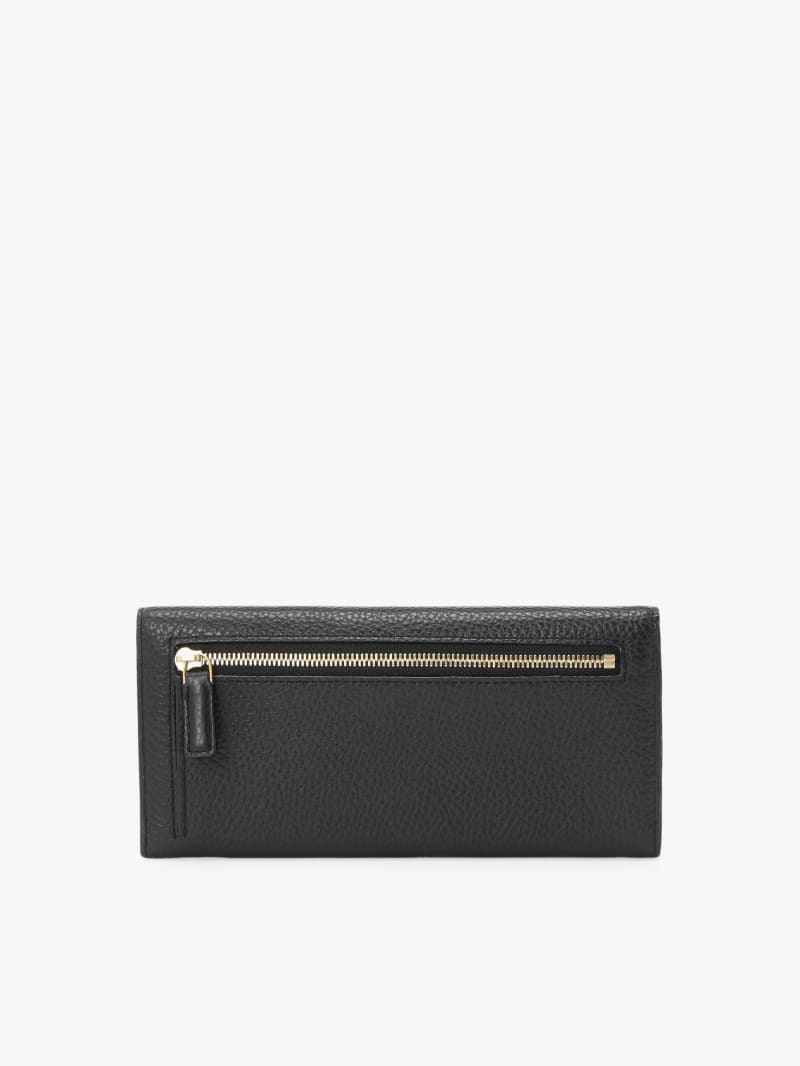 black "b" leather wallet image number 1