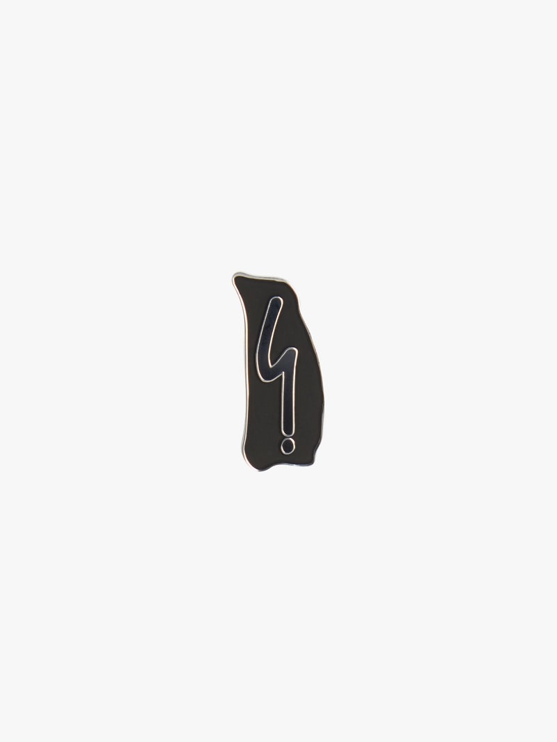 black Ironie Ardoise iron pin image number 0
