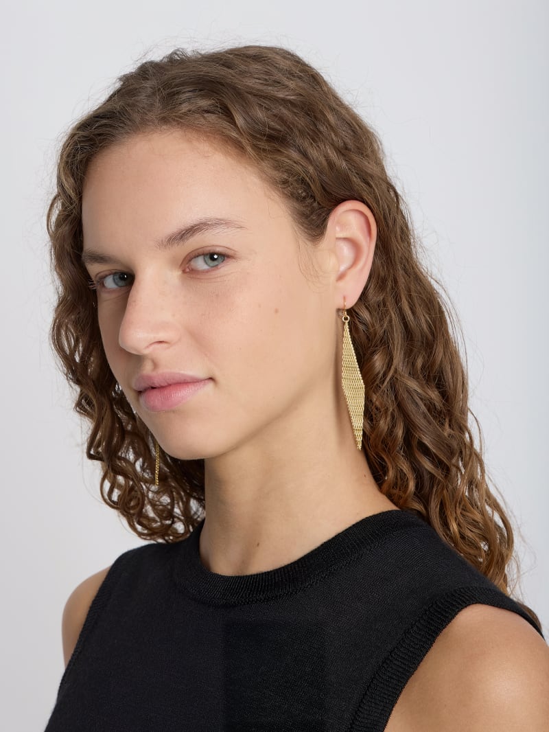 color gold brass Laure earrings image number 1