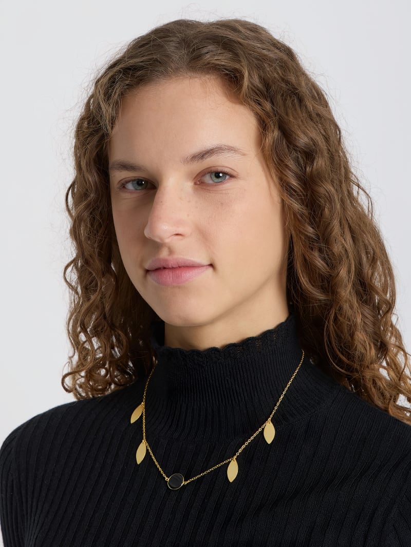 color gold brass Shine necklace image number 3