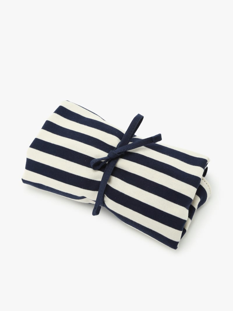 off-white and blue striped cotton bag image number 5