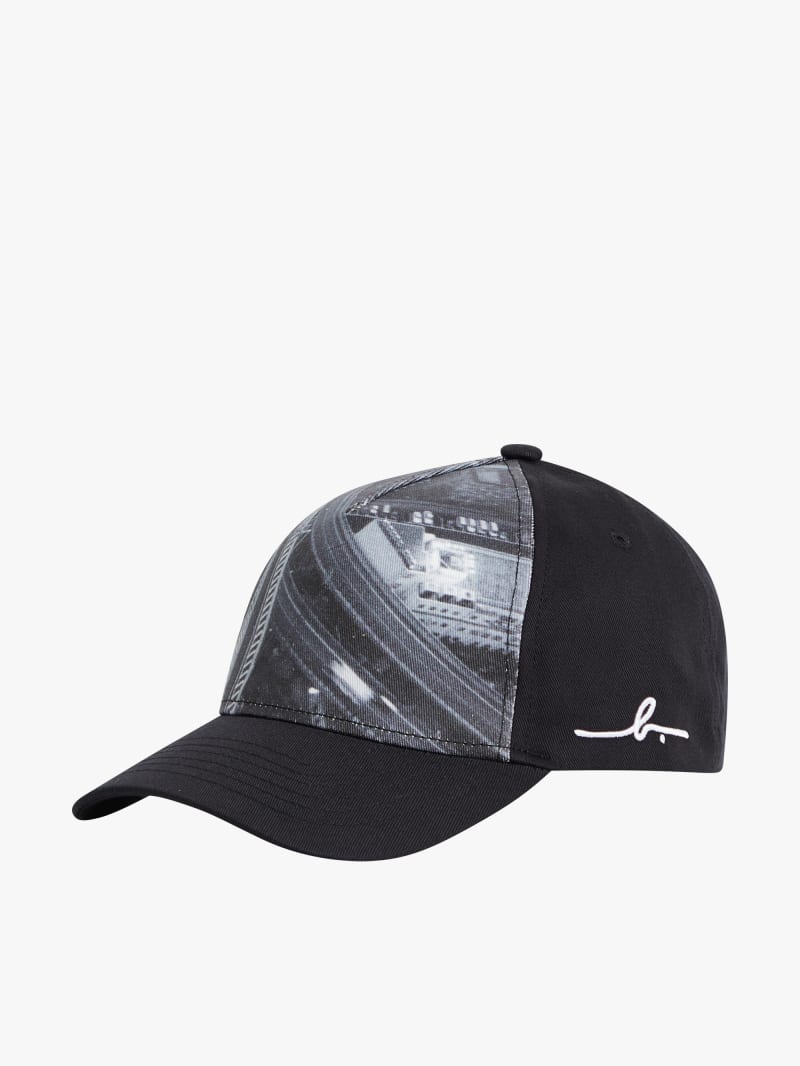 black Denis cotton cap image number 1